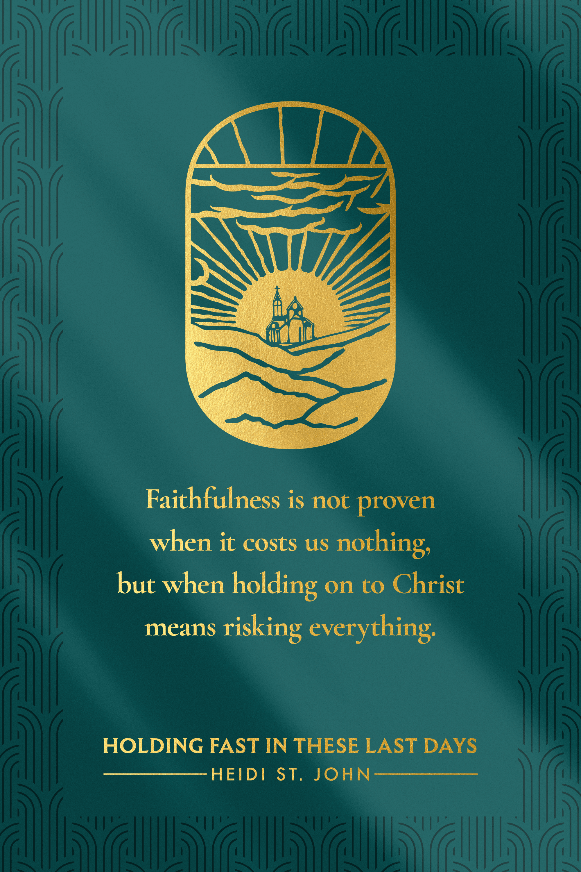 Faithfulness is not proven when it costs us nothing, but when holding
on to Christ means risking everything.